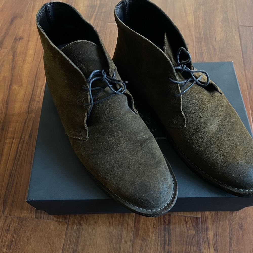 Dr. Scholl's Dark Brown Chukka Boots